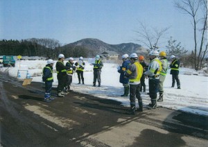 昭栄建設協力会の現場パトロールにてA