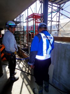 見回り点検中です 見回り点検中です